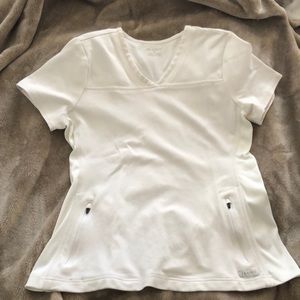 Jaanuu white scub top